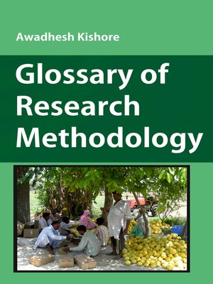 cover image of Glossary of Research Methodology